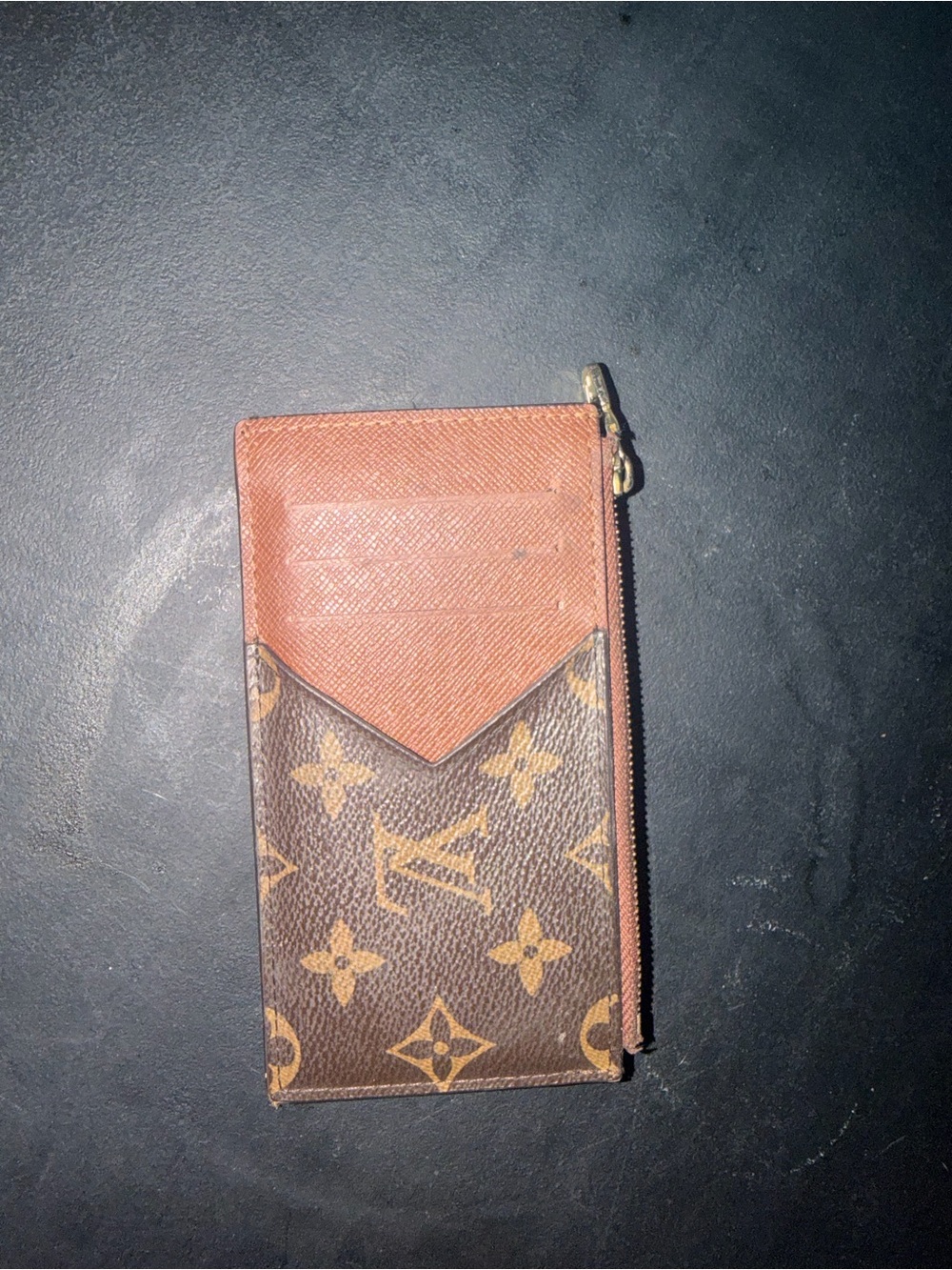 Louis Vuitton Coin Card Holder in Brown Monogram